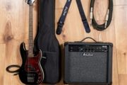 electric bass guitar