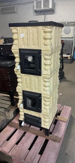 fireplace (terracotta tiles)
