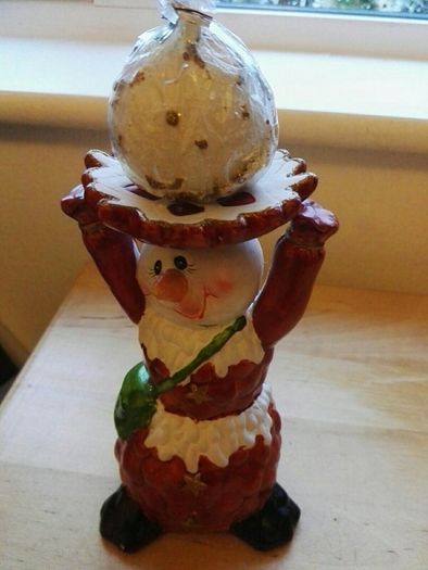 Christmas decoration candle