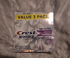 crest 3D white brilliance 3 pack large size
