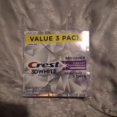 crest 3D white brilliance 3 pack large size
