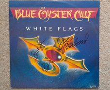 BLUE OYSTER CULT autographed vinyl record