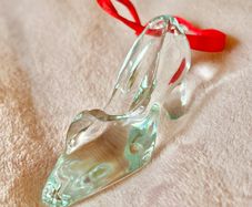 Disney Store Cinderella Glass Slipper Ornament, 2018