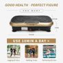 Vibration Plate Exercise Machine, Whole Body Workout Fitness Vibration Plate, Vibration Power Plate with Resistance Bands,Slim Vibration Platform for Home Training & Shaping,99 Levels Image 5