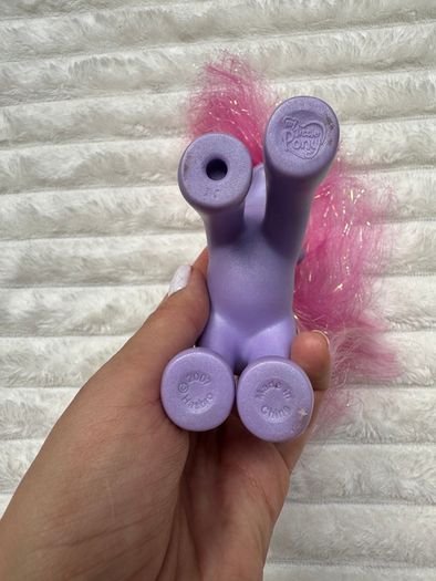 My Little Pony StarSong G3 Tinsel Hair Glitter Wings Brushable With Comb 2007 Used PLease see pictures