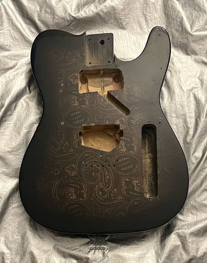 telecaster paisley body electric guitar parts accessories