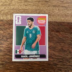 Panini Extra Sticker featuring Raul Jimenez - Mexico Number 9