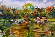carton house watercolour