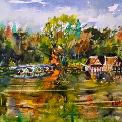 carton house watercolour