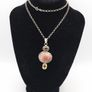 Vintage Sunstone, Citrine & Smoky Quartz 925 Sterling Silver Necklace Image 10