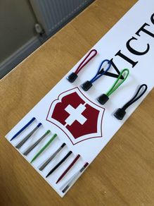 Victorinox SAK Replacement Toothpick Tweezers Lanyard Blue Green Red Black