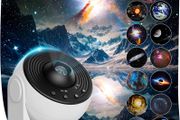 Planetarium Projector for Bedroom, 13 in 1 Galaxy Star Projector Light, Nebula Night Light with Timer, LED Space Galaxy Lamp Room Decor for Adults Kids, White