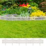 White Lawn Divider 17 pcs / 10 m Image 2