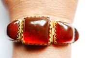 Vintage womens amber cocktail watch. Russian Watch Ladies CHAIKA