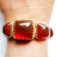 Vintage womens amber cocktail watch. Russian Watch Ladies CHAIKA