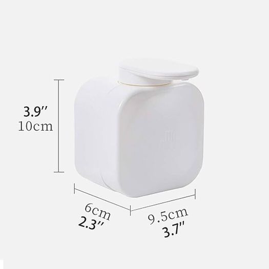Soap Dispenser Suction Cup Wall Punch-Free - White