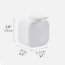 Soap Dispenser Suction Cup Wall Punch-Free - White Image 3