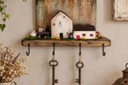 Handcrafted wooden key holder
