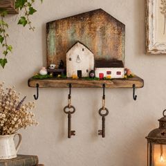 Handcrafted wooden key holder