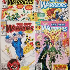 The New Warriors #'s 26-29 1st Appearance of Turbo and The Cardinal (1992)