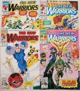 The New Warriors #'s 26-29 1st Appearance of Turbo and The Cardinal (1992)
