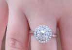 Authentic Adara 9ct White Gold 0.50ct Diamond Ring