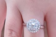 Authentic Adara 9ct White Gold 0.50ct Diamond Ring