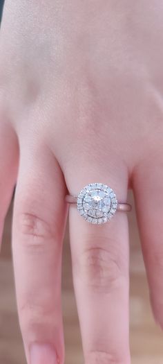 Authentic Adara 9ct White Gold 0.50ct Diamond Ring