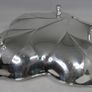 Vintage WMF Silver Plated Grape Vine Leaf Dish, Germany, 9.5 inches Footed Serving Bowl Image 4