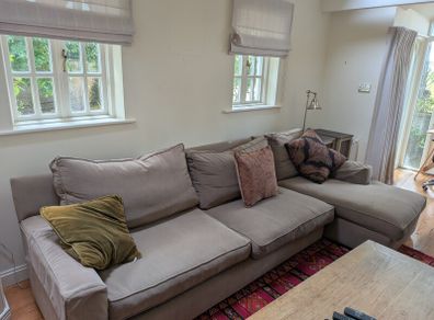 L shaped couch