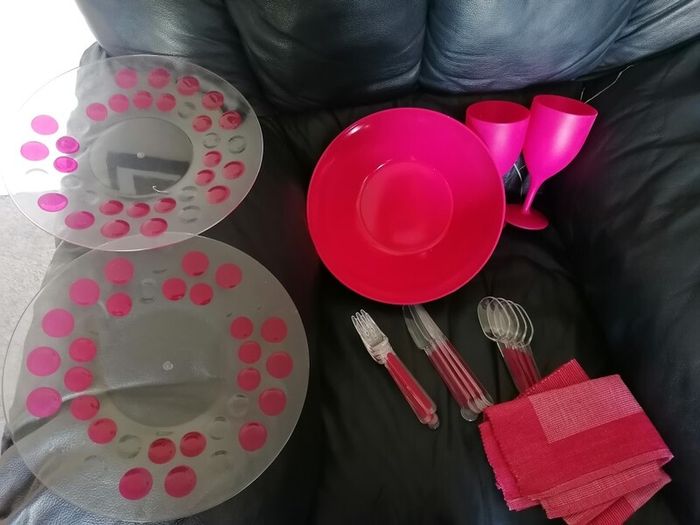 Beautiful pink picnic set