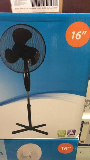 16" Pedestal Fan Floor Standing Fan