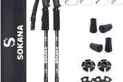NEW SALE | Walking Poles 2 Pack Folding Walking Sticks for Men and Women | Lightweight Trekking Poles with Quick Lock System for Hiking Climbing Camping