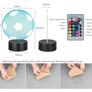 Football 3D Optical Illusion Lamp Night Light for Boys, 7 Color Changing Touch Table Image 8