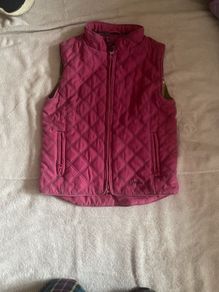 Girls Pink Gilet by Joules