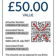 British airways evoucher 50 pounds
