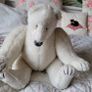 Vintage teddy - polar bear Image 2