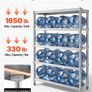 Stainless Steel Kitchen Shelves 5-Tier Units And Storage Adjustable Shelf Image 2