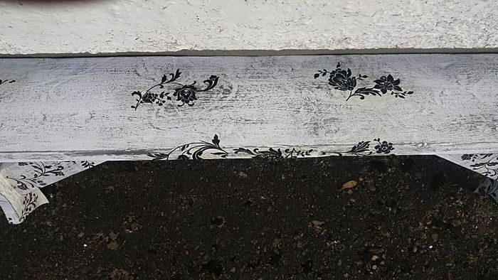Rustic Floatig Stove Mantel / Shelf