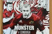 2016 Munster v Edinburgh - Guinness PRO12 Programme