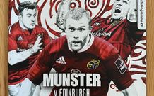 2016 Munster v Edinburgh - Guinness PRO12 Programme