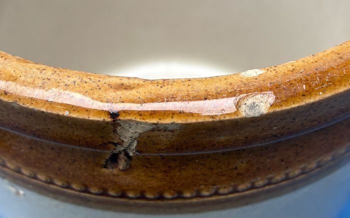 stoneware jar