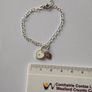 925 Stamped Silver Heart Charm Bracelet Image 8