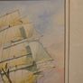 Signed Watercolour by P. Simmons "Sailing Ship" Image 6