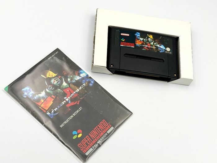 Killer Instinct and F-Zero Super Nintendo Twin Pack Boxed - Rare