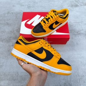 Black & Yellow Nike Dunk Low Retro UK 8.5