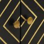 Sideboard Black and Gold 110x30x75 cm Image 6