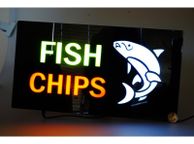 main image for ad Led Fish Chips Sign