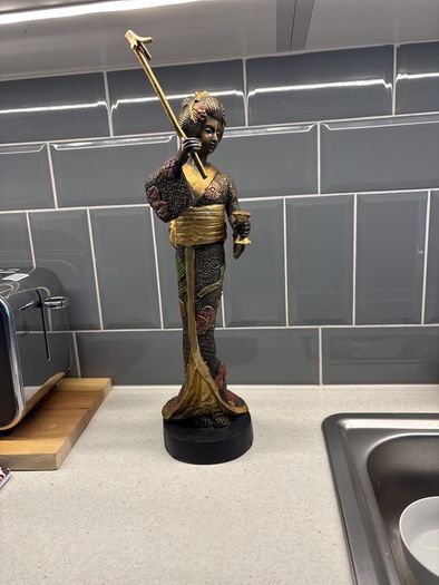 a retro bronze