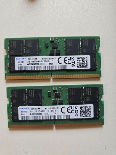 Dell Samsung 64gb [2 X 32gb] Ddr5 Pc5-38400 4800b Sodimm Ram Laptop Memory